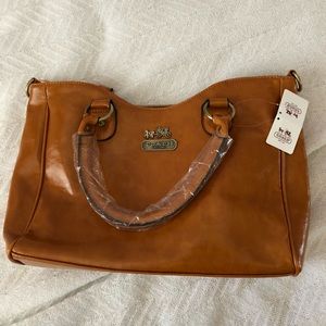 COACH Tan Handbag / Satchel